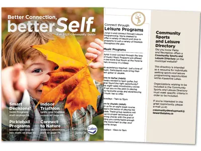 Leisure Community Guide Cover Display