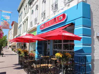 downtown storefront