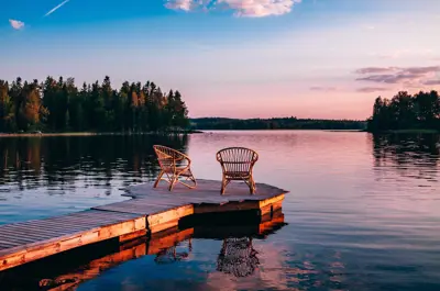 chairs on a dock