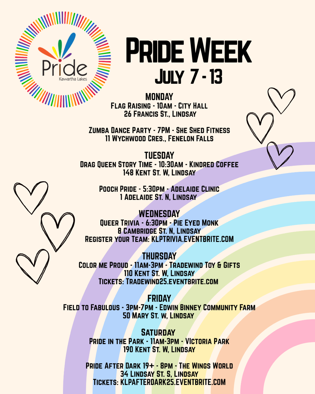 Poster of events listed in previous text.