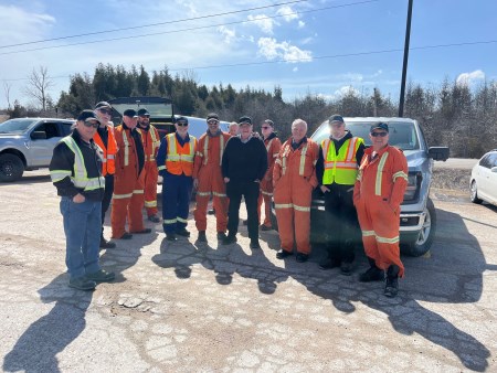 Gagnon Line Construction and Mayor Elmslie