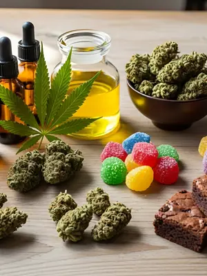 cannabis oil and edibles