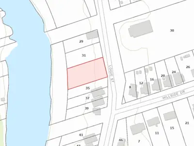 Map of City-owned land on Logie Street