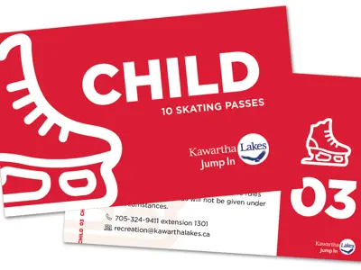 Child Skate 10 Pass Booklet Cover