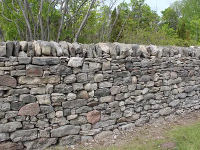 historic stone wall