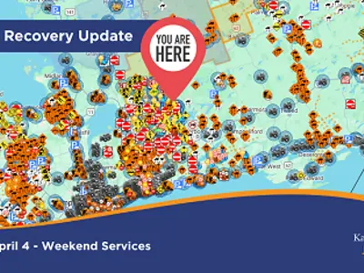 map of road closures