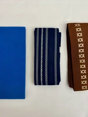 Three Japanese Sashes of different colours