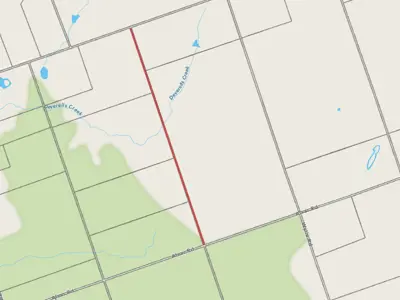 Map of Road Allowance Adjacent to 357 Alvar Road