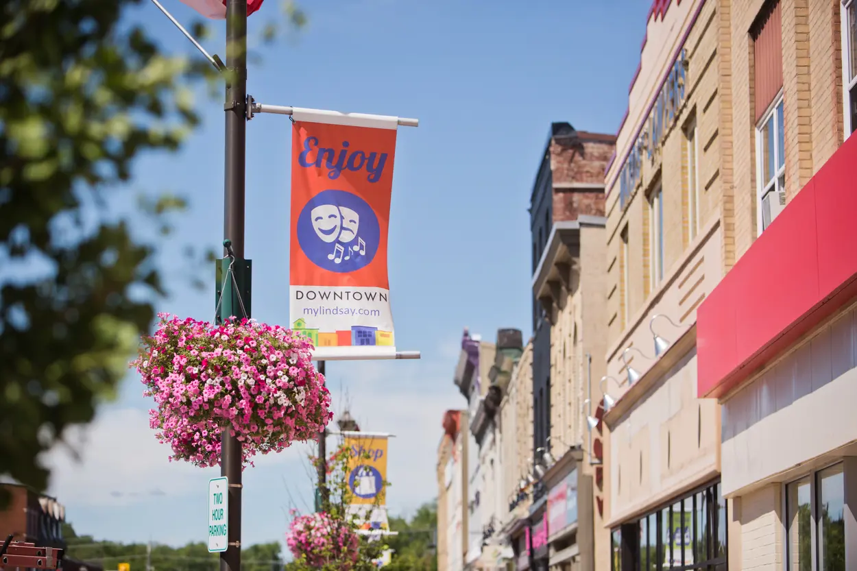 Lindsay downtown shops