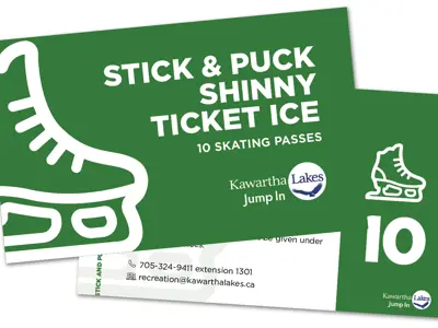Shinny Stickandpuck Ticketice 10 Pass Booklet Cover