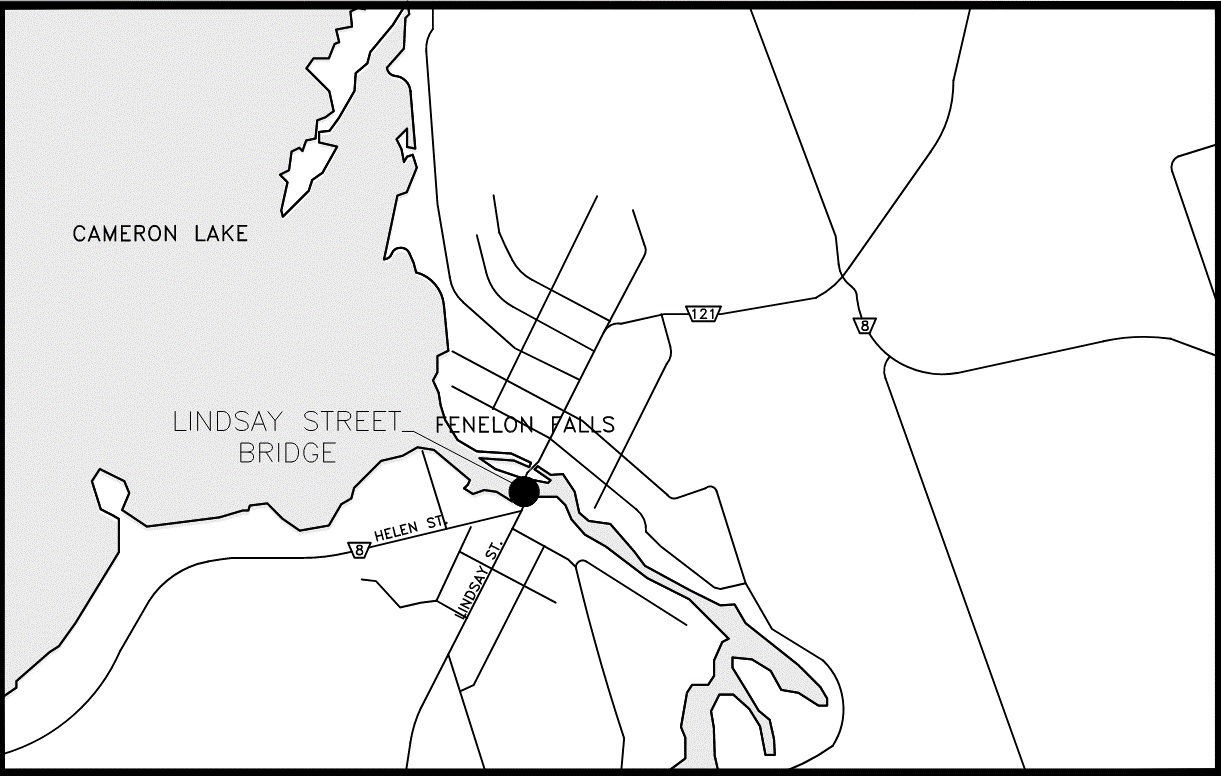 Map of Fenelon Falls, Ontario