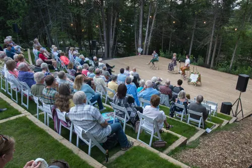Image of people at the Grove Theatre