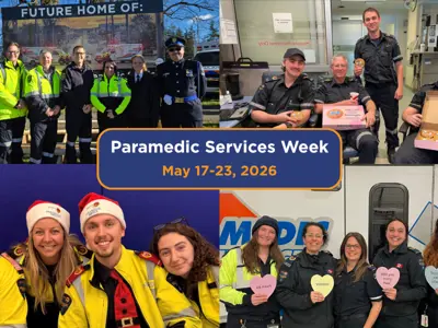 Paramedic Services Week May 17 to 23, 2026