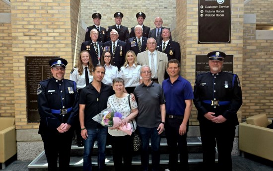 Group photo of every one involved in the Paramedics Save Ceremony 2025