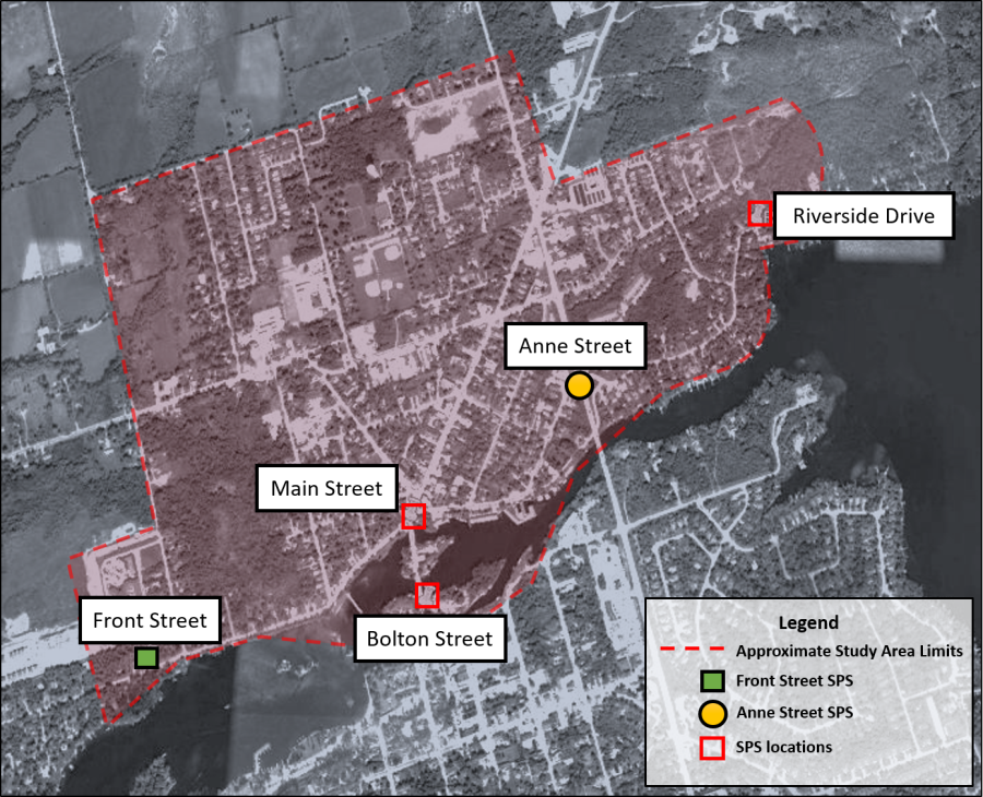 Anne Street and Front Street SPS key map