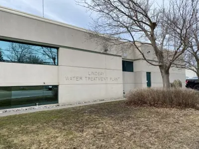 Outside image of the Lindsay Water Treatment Plant