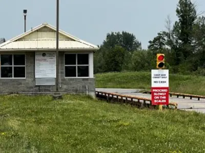 Lindsay landfill scalehouse
