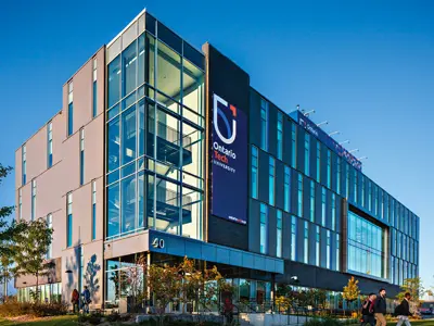 Exterior view of Ontario Tech University