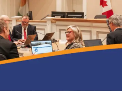 Committee of the Whole Highlights banner with image of Council in Council Chambers