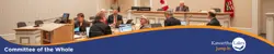 Committee of the Whole Highlights banner with image of Council in Council Chambers