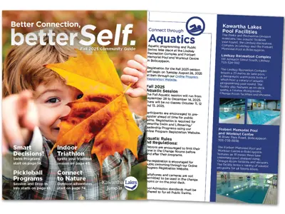 Fall 2025 Community Guide - Aquatics Cover Display