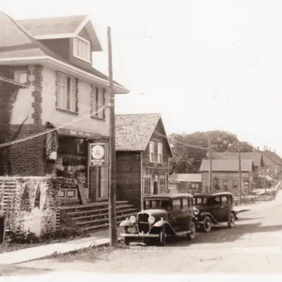 historic photo of downtown Coboconk