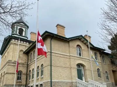 Canadian Flag Lowered at City Hall