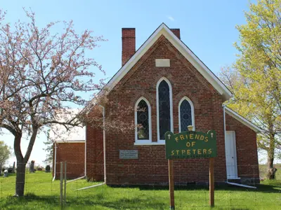 small brick church