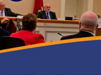 Regular Council Highlights with image of Council in Council Chambers
