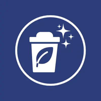 Bin management and cleanliness icon