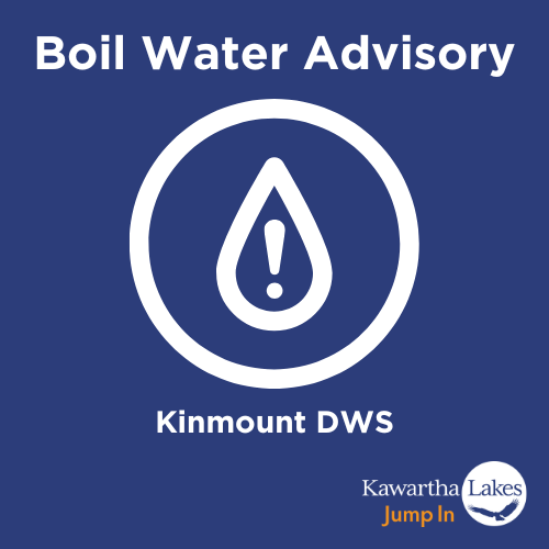Boil Water Advisory for Kinmount drinking water system graphic